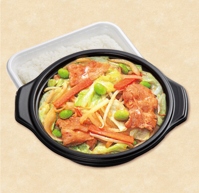 肉野菜炒め弁当