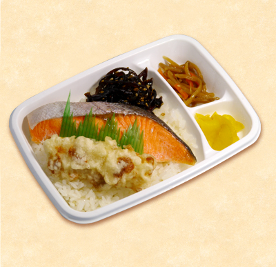シャケ弁当